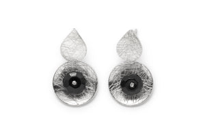 Black Onyx Agate Earrings